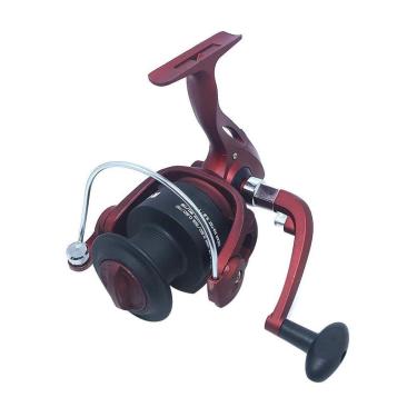 Imagem de Molinete com 3 rolamentos em aço e carretel em grafite RUBI 6000 – Pesca Brasil-Unissex