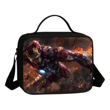 Imagem de Lancheira Termica Escolar Avulsa Estampa Infantil Realista Filme Heroi