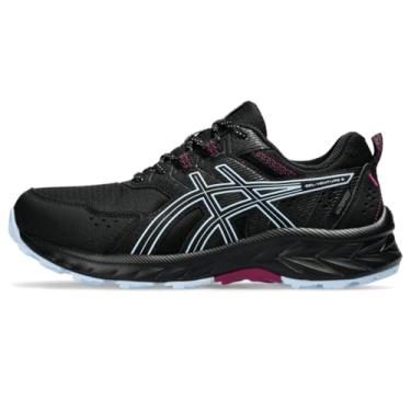 Imagem de ASICS Tênis de corrida feminino Gel-Venture 9, Preto/azul claro, 39