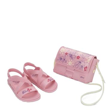 Imagem de Sandália Infantil Grendene Kids Disney Stitch Rosa 23269