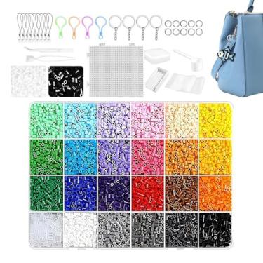 Imagem de Kit de contas fusíveis para adultos | Conjunto de artesanato DIY - Conjunto de contas derretidas | para adultos, aniversário, férias, escola, atividades, jogos em casa, sala de aula, lembrancinhas de