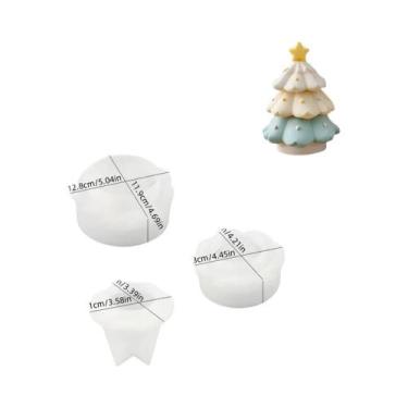 Imagem de Molde De Silicone De Árvore De Natal De 3 Camadas Para Velas, Resina, 