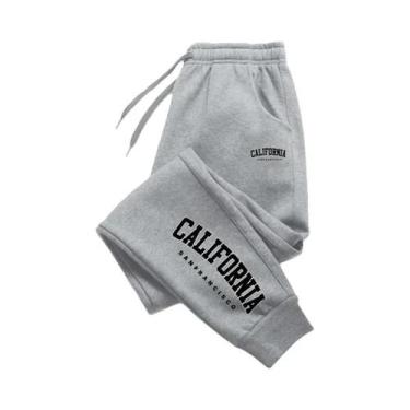 Imagem de Calças Esportivas Casuais Masculinas Para Corrida, Versáteis Para Quat