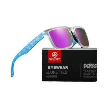 Imagem de Óculos De Sol Polarizados Quadrados Masculinos KDEAM 2022 Para Estilo 