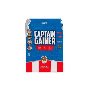 Imagem de Captain Gainer 3Kg - Under Labz Sabor:Morango, Doce de Leite