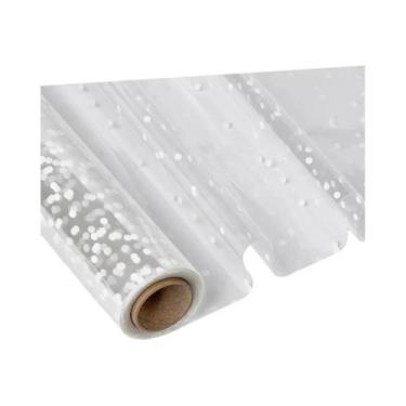 Imagem de Rolo De Embalagem De Celofane Transparente Para Presentes, Lanches, Fl