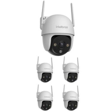 Imagem de Kit 5 Câmeras Inteligente Wi-Fi 2 Megapixels Full HD 360 iM7 S Full Co