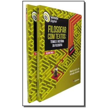 Imagem de Livro - Filosofar com textos - moderna