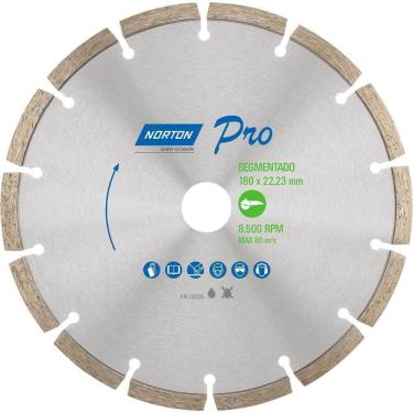 Imagem de Disco De Corte Diamantado, Segmentado, 180 Mm, F22, 70184645783, Norton Ostenvonder