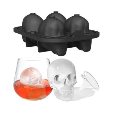 Imagem de Forma De Gelo Em Silicone Flexível Extra Grande Com 4 Cavidades Em For