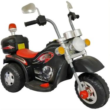 Imagem de Moto Elétrica Infantil Guarda Bang Toys 6 Velocidades Preto