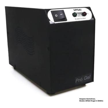 Imagem de Estabilizador Upsai 3KVA 3030VA 220V Preto Smart Motor Prote - Congrat