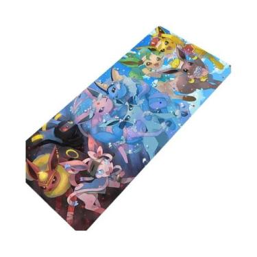 Imagem de Mouse Pad Gamer Eevee Pokémon Anime, Tapete De Mesa Estendido, Tapete 