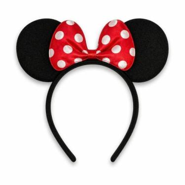 Imagem de Tiara Orelha Minnie Festa Escola Criança - Amacom, Vermelho