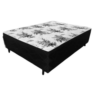 Imagem de Cama Box Casal Conjugada Ortopédica Conforto 138x188
