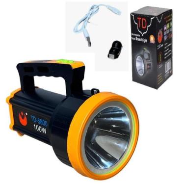 Imagem de Lanterna tatica holofote 100w alcance led 2000 metros - Yeet