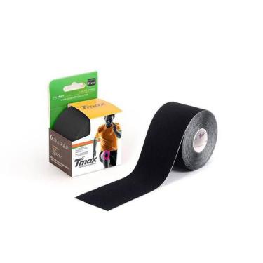 Imagem de Bandagem Neuromuscular Elástica Adesiva Profissional - TMAX, Preto