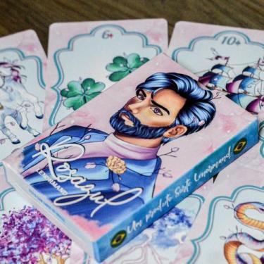 Imagem de Rosazul Lenormand (Cartas Grandes) - Baralho Cigano - sorte lenormand