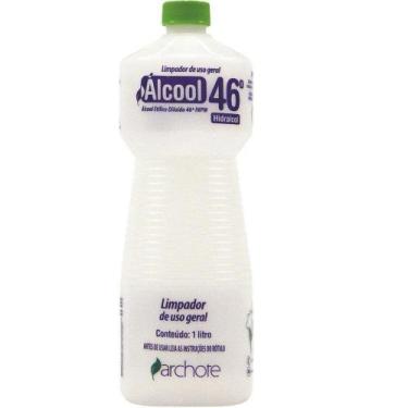 Imagem de Álcool Liquido 46% 1L 1 UN Archote - AGIFACIL