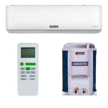 Imagem de Ar Condicionado Split Hi Wall Agratto Inverter 9000 BTUS Quente e Frio 220V Branco com...