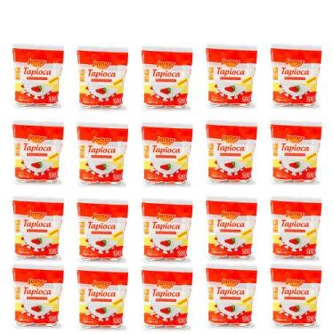 Imagem de Kit 20 Pacote Massa para Tapioca Jomer Premium 500g Soltinha