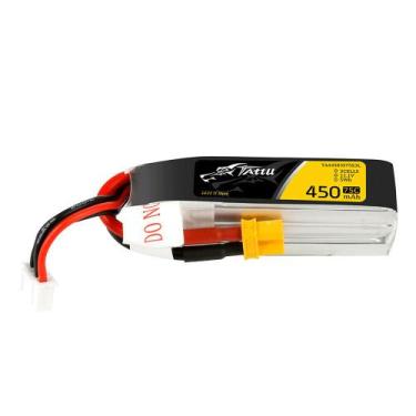 Imagem de Gens ace tattu 11.1v 450mah 75c 3s lipo xt30 plug (long f/ h frame)