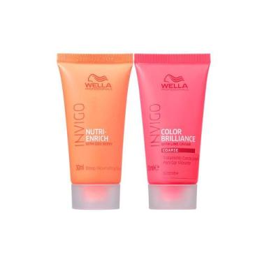 Imagem de Kit Wella Professionals - Máscara Invigo Brilliance 30ml e Máscara Inv