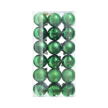 Imagem de Bolas De Natal De 3cm, 24 Peças, Decoração Para Árvore De Natal, Pendu