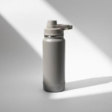 Imagem de Garrafa Térmica TR-001 350ml Aço Inox com Protetor de Silicone - blihi