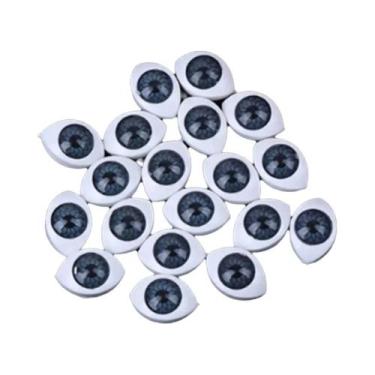 Imagem de Olhos De Segurança De Plástico Coloridos Para Bonecas, 20 Peças, 4 Tam