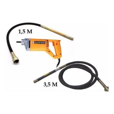 Imagem de Vibrador Concreto 2 Mangotes Coluna + Laje 1500w LMP1500-2 Lynus 220V