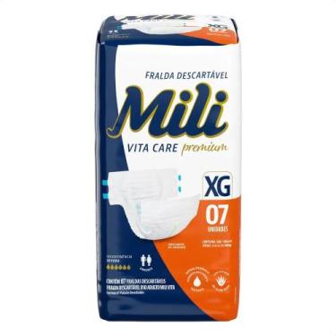 Imagem de Mili Vita Care Premium Fralda Geriátrica Adulto XG Com 7 Uni - Congrat
