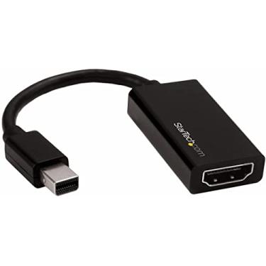 Imagem de StarTech.com Adaptador Mini DisplayPort para HDMI - Conversor de vídeo ativo mDP 1.4 para HDMI 2.0-4K 60Hz - Mini DP ou Thunderbolt 1/2 Mac/PC para HDMI monitor/TV/monitor (MDP2HD4K60S), preto