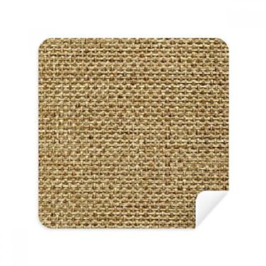 Imagem de Tawny Pano de malha de linho com estampa de ilustração, óculos de limpeza, tecido de camurça, pacote com 2