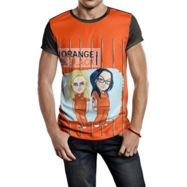 Imagem de Camiseta Masculina Orange Is The New Black Ref:916 - Smoke