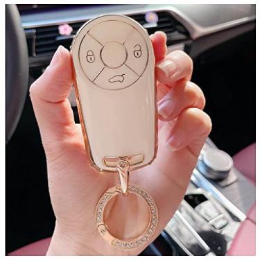 Imagem de VIdisp Capa Para Chave De Carro Em Tpu, Apto Para Gmw Ora Haval H6 M6 R2 Bom, Branco