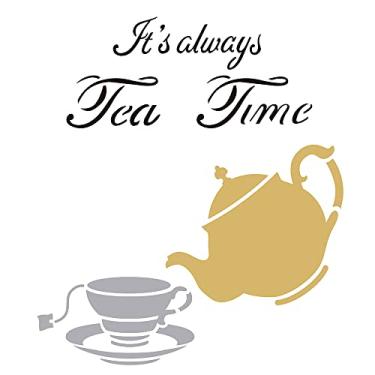 Imagem de Stencil de Acetato para Pintura OPA 30,5X30,5 2303 Tea Time