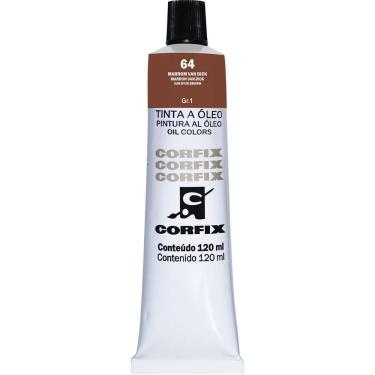 Imagem de Tinta Óleo Corfix 120ml Cor Marrom Van Dick 64