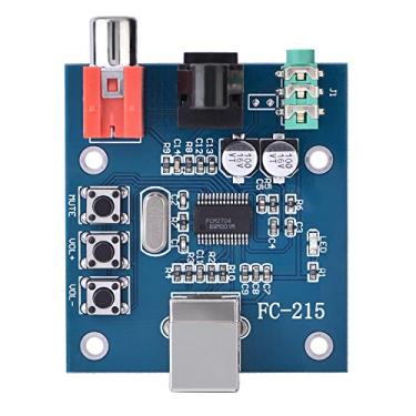 Imagem de KOSDFOGE 98 dB PCM2704 USB DAC para S/PDIF Placa de Decodificador de Placa de Som Hifi 3,5 Mm Saída Analógica F/PC
