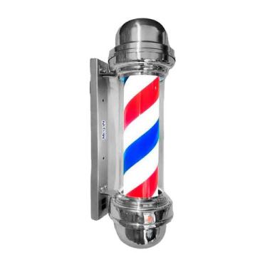 Imagem de Barber Pole Poste Para Barbearia 65cm Sem Globo 220V - Megan