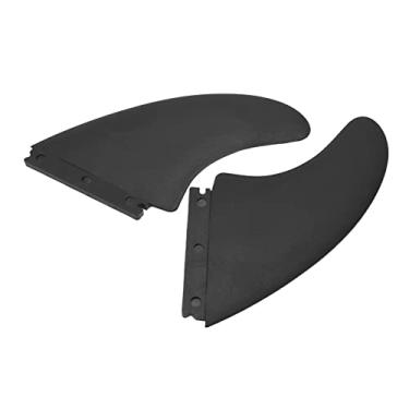 Imagem de Barbatana de cauda de windsurf, resistente ao desgaste, 2 peças, prática e confiável para aumentar a estabilidade para pranchas de stand up paddle