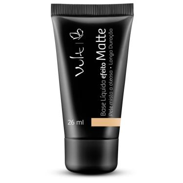 Base Líquida Vult Efeito Matte Cor Bege 02 com 26ml 26ml