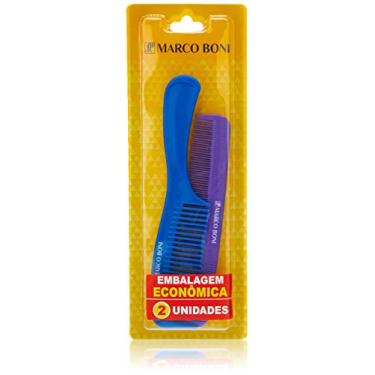 Imagem de Marco Boni Kit Com 2 Pentes 1 Pente Duplo (Dentes Finos E Médios) E 1 Pente Dentes Médios 1216 Cores Sortidas