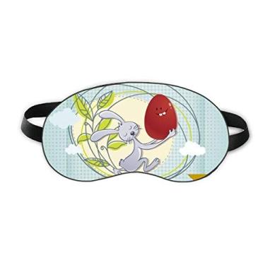 Imagem de Happy Easter Festival Bunny Leaves Sleep Eye Shield Soft Night Blinfold Shade Cover