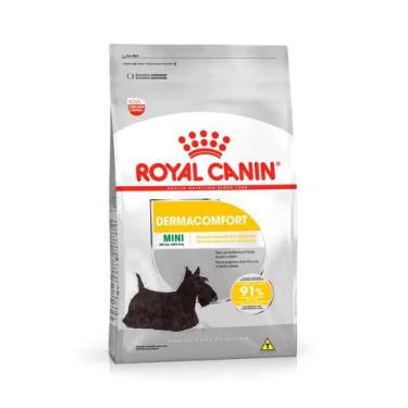 Imagem de Ração Royal Canin Mini Dermacomfort Para Cães Adultos E Sênior De Port