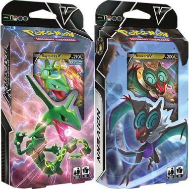 Carta Pokemon Deoxys Vmax e V-Astro Copag 32162 - Deck de Cartas - Magazine  Luiza