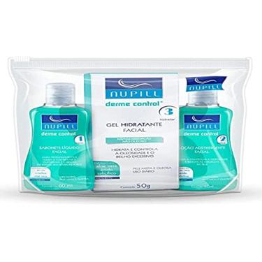 Imagem de Kit Sabonete Líquido, Gel Hidratante e Adstringente Nupill