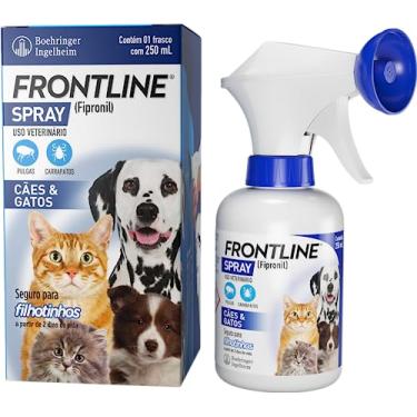 Imagem de Frontline Antipulgas E Carrapatos Spray Para Cães E Gatos - 250Ml