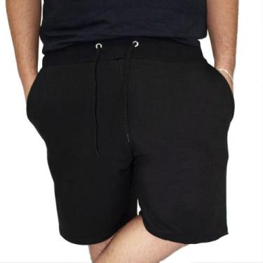 Imagem de Bermuda Shorts Masculino Moletinho Plus Size Esportes Verão Até G5 -