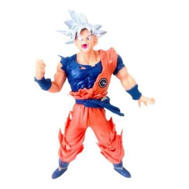 Boneco Brinquedo Articulado 14cm Action Figure Removivel Goku SSJ